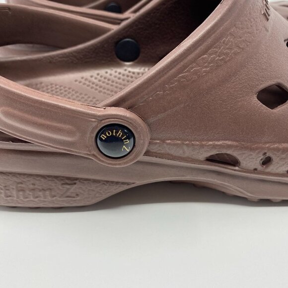 Nothinz Men's Vented Eva Clogs With Swivel Strap. Brown. Size 13 - Picture 5 of 8